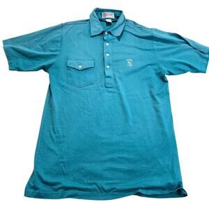 Vtg Slazenger Cherokee Town & Country Club Atlanta Golf Polo Shirt Sz L